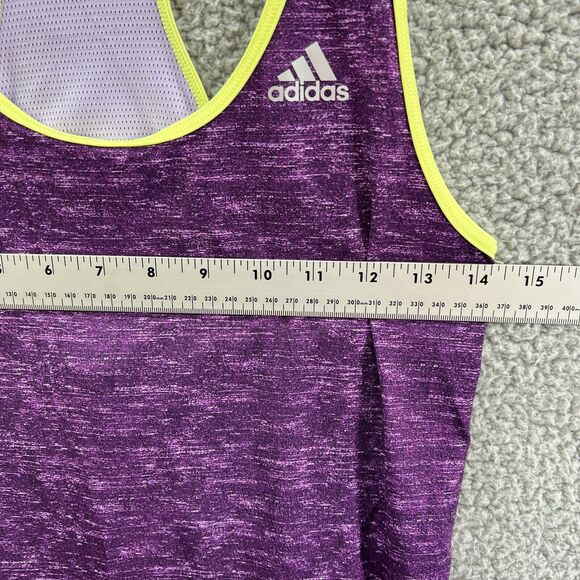 Adidas Tech-fit Tank Top Fitted Climacool Women’s Size Small S Purple Techfit - Picture 5 of 12